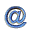 Spinning tiny '@' (at) symbol