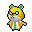 Tiny pixel image of Graham the Hamster from Animal Crossing