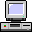Tiny pixel image of a retro computer